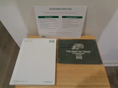 HESS OIL COMPANY 13 PIECE LOT 6 PADS 1 40th ANNIVERSARY BOOK 6 OIL SAFETY CARDS - Image 1 of 4