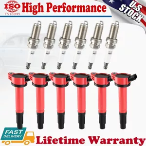 6 Spark plug and ignition coil pack For Toyota sienna Avalon Camry 4Runner UF487 - Picture 1 of 15