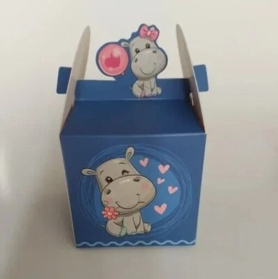36 Pack of Small Valentine's Day Candy/Gift Boxes in 9 Colours With Animals NEW - Image 1 of 4