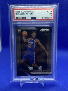2018 Panini Prizm Basketball DeAndre Ayton #279 PSA 7 RC Phoenix Suns - Picture 1 of 4