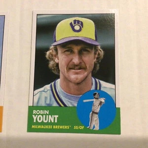 2022 topps archives @ base 1963 @ #21 Robin Yount - Milwaukee Brewers - Foto 1 di 1