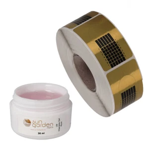 1x Led-Uv Fibra Gel Rosa Transparente 30ML Incl. 1x Moldes para Esculpir ( - Imagen 1 de 7
