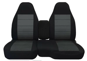 Fits 1991-2012 Ford Ranger 60/40 highback seat with Console pickup seat covers - Picture 1 of 18