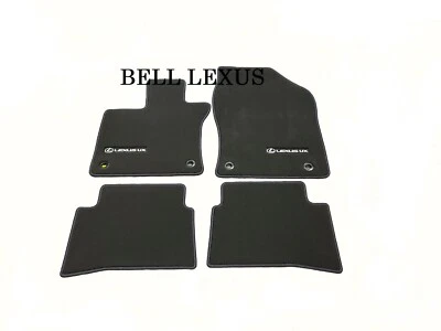 JUEGO DE ALFOMBRILLAS DE FÁBRICA LEXUS OEM NEGRAS CON ADORNOS AZULES 2019-2021 UX UX-H Foto 1 de 3