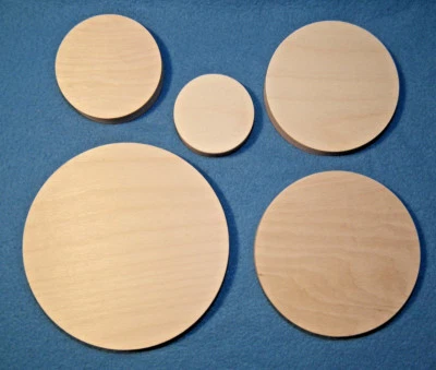 Runde Holzscheibe Birke Multiplex Platte 18 mm  4 10 20 30 40 45 50 cm Sperrholz - Bild 1 von 3