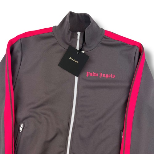 Giacca da pista Palm Angels grigio e rosa