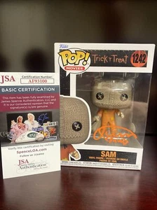 Funko Pop #1242 Sam Trick R Treat Hand signed by Quinn Lord JSA COA - Picture 1 of 10