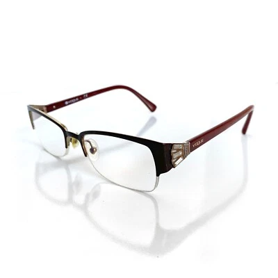 Vogue FRAME VO4014-B 5011 Burgundy Half Rim Clear Crystals 50-18-135 +Vogue Case - Image 1 of 4