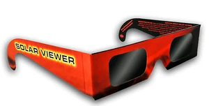 Black Polymer Film Solar Filter Glasses One Pack of 25 Each sun looking eclipse - Picture 1 of 12