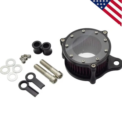 Kit de filtro de admisión de filtro de aire para Harley Sportster XL883 XL1200 1988-2022 48 72 Foto 1 de 4