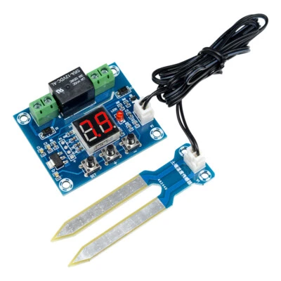 DC 12V Humidity Controller XH-M214 Soil Sensor Irrigation LED Display Module Foto 1 de 4