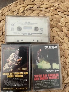 STEVIE RAY VAUGHAN AND DOUBLE TROUBLE Vintage Cassette Tapes Tested - Picture 1 of 3