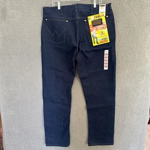 Wrangler Cowboy Cut Jeans Mens 38x32 Blue Western Vintage 80s Deadstock - Picture 1 of 9