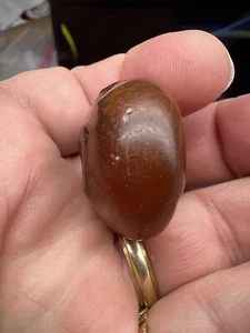 Antiker marokkanischer Berber Faux Bernstein, Phenolharz Perle 24,5 x 12,4 Sammlerstück - Bild 1 von 7