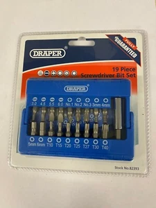 19 PIECE SCREWDRIVER BIT SET - Picture 1 of 1