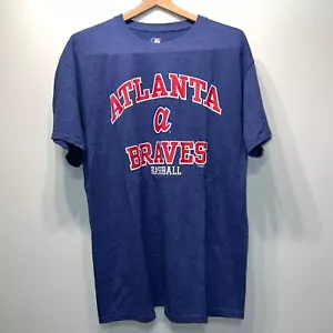 Atlanta Braves MLB Genuine Merchandise T Shirt Tee Size Large Baseball Blue Red - Picture 1 of 4