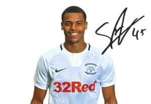 PRESTON: LUKAS NMECHA SIGNED 6x4 2018/2019 PORTRAIT PHOTO+COA - Picture 1 of 1