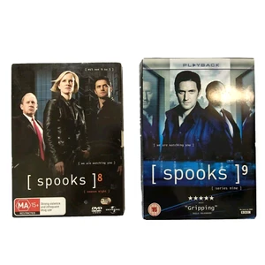 SPOOKS DVD Series 8 9 Region 2 + 4 - Complete Mystery Drama Cops VGC 6 Disc - Picture 1 of 11