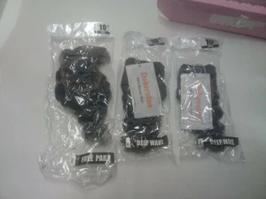 Doheroine 10" Deep Wave Virgin Human Hair 2 Bundles with Free Part Lace Closure - Picture 1 of 7