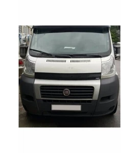 Black Bonnet Guard Protector Fits Fiat Ducato/boxer/relay 2006-2014 - Picture 1 of 3