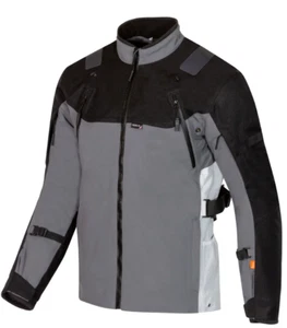 Merlin Men's Navar Black Grey D3O Laminated Motorcycle Jacket New - Picture 1 of 8