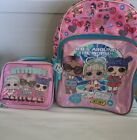L.O.L Surprise - Backpack AND Lunch Bag Combo Set - Clip On - Pink B.B's