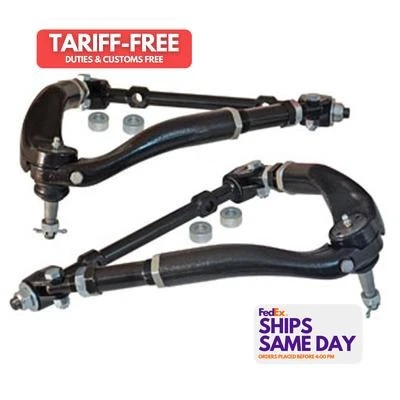 Spc 97150, 2 Pack Black Steel Fits 58-64 Impala Adjustable Control Arm Pair  - Image 1 of 4