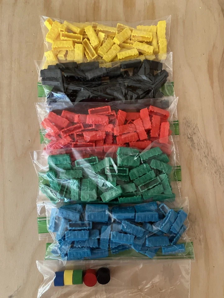 Игровые предметы и жетоны Ticket to Ride - Изображение 1 из 1