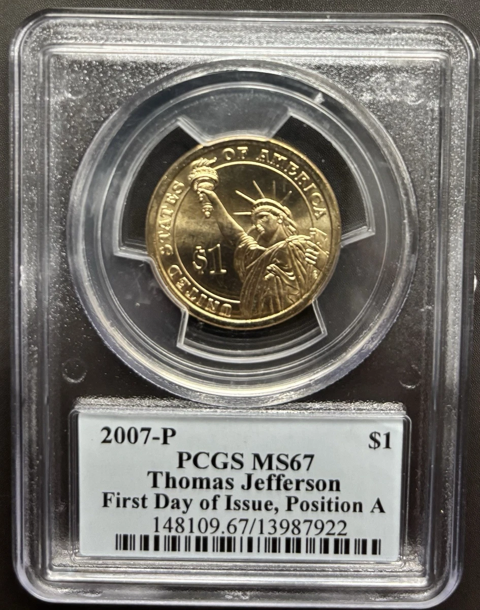MS 67 Graded 2007 Presidential Dollar Coins (2007-Now) for sale | eBay