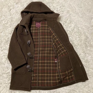 Brooks Brothers Duffle Coat Long Length Brown Size M From Japan - Picture 1 of 24