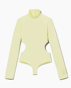 MARC JACOBS THE CUTOUT BODYSUIT Tender Yellow Size M - Picture 1 of 8