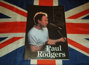Paul Rodgers Signed Now The Tour Song Book 1997 - Free,Bad Company,Queen - Imagen 1 de 3