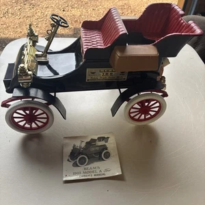 Vintage Jim Beam 1903 Ford Model A Black/Red Seats Car Whiskey Decanter - Picture 1 of 6