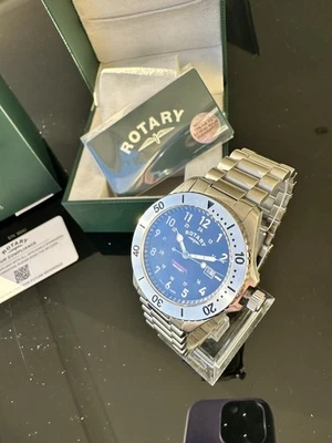 Rotary Commando Black Dial Mens Watch ref: GB05475/19 RRP £239 - Image 1 of 4