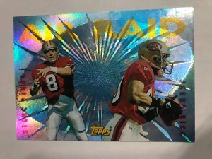 JERRY RICE STEVE YOUNG 1998 TOPPS AIRRAID CARD AR1 49ERS - Picture 1 of 2