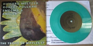 Robert Pollard Guided By Voices Tropic Of Nipples 7" Green Marble Vinyl 45 Punk - Picture 1 of 2