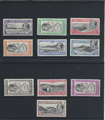 JUEGO DE DIEZ ASCENSION IS 1934 COMO NUEVO SG 21/30 CAT 130€ Foto 1 de 2