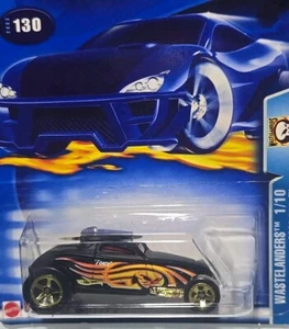 2003 Hot Wheels #130 Wastelanders 1/10 SOOO FAST Black w/Gold 5 Spoke Wheels - Picture 1 of 3