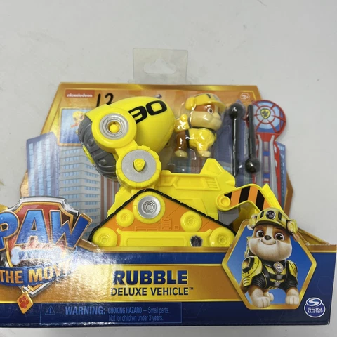 Paw Patrol The Movie Rubble Deluxe Vehicle Cover