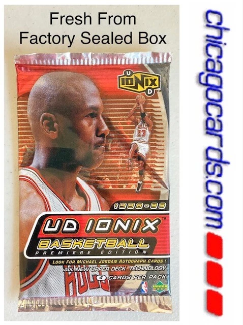 1998-99 Upper Deck Ionix Premiere Edition NBA Basketball Cards 3 Packs