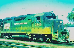 DUPLICATO SLIDE PENN CENTRALE GP-35 #2349 CHICAGO, IL AGOSTO 1974 - Foto 1 di 1