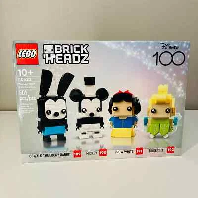 LEGO #40622 - Disney 100th BrickHeadz *DAMAGED* Exclusive - NEW - Image 1 of 3