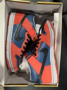 Nike Dunk Mid Pro SB Size 10 314383-401 Red Blue Marina/Black Spider man 2008 - Picture 1 of 11