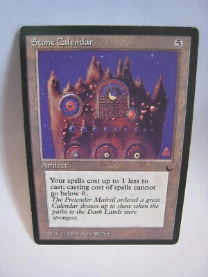 The Dark MTG  Stone Calendar  Magic Rare - Image 1 of 2