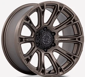 20x9” Burnt Bronze Black Rhino BR020 Diamondback Wheels 2025 RAM 1500 6x5.5 -12 - Picture 1 of 3