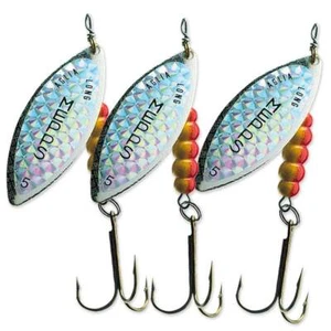 Mepps Aglia Longue Rainbow Spinner - 3er Pack - silber/silber - versch. Größen - Bild 1 von 2