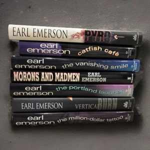 EARL EMERSON - LOT OF 7 ALL FIRST EDITIONS Hardcover, Various Titles - Imagen 1 de 24