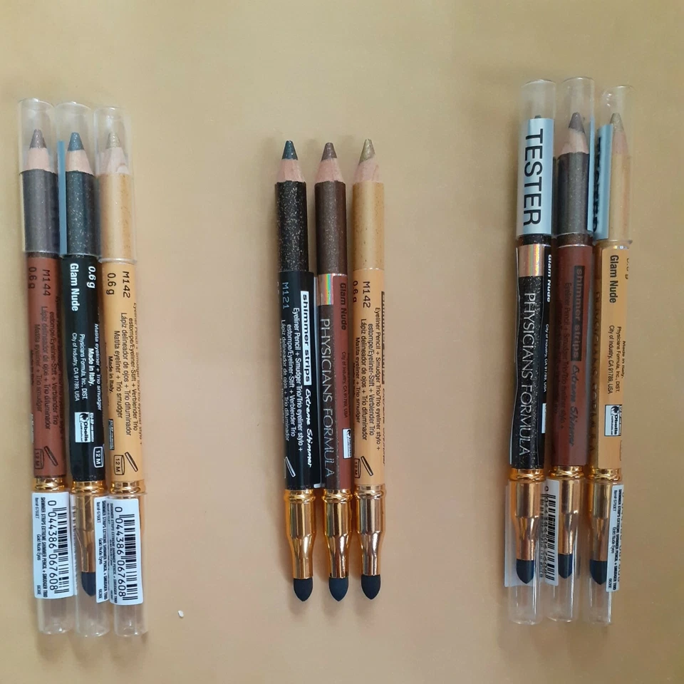 PHYSICIANS FORMULA SHIMMER STRIPS EXTREME SHIMMER PENCIL + SMUDGER TRIO 3 pack  - Image 1 of 1