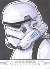 2021 Topps Star Wars Masterwork Stormtrooper By Kevin P. West Sketch Card RARE!