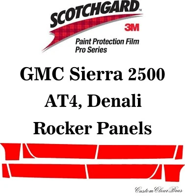 3M Scotchgard Paint Protection Film Pro Series Clear 2020 2021 GMC Sierra 2500 - Image 1 of 3